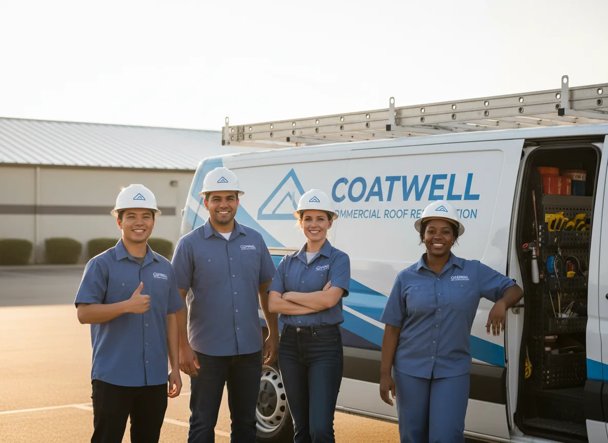 Commercial roof coating company in Juda, WI